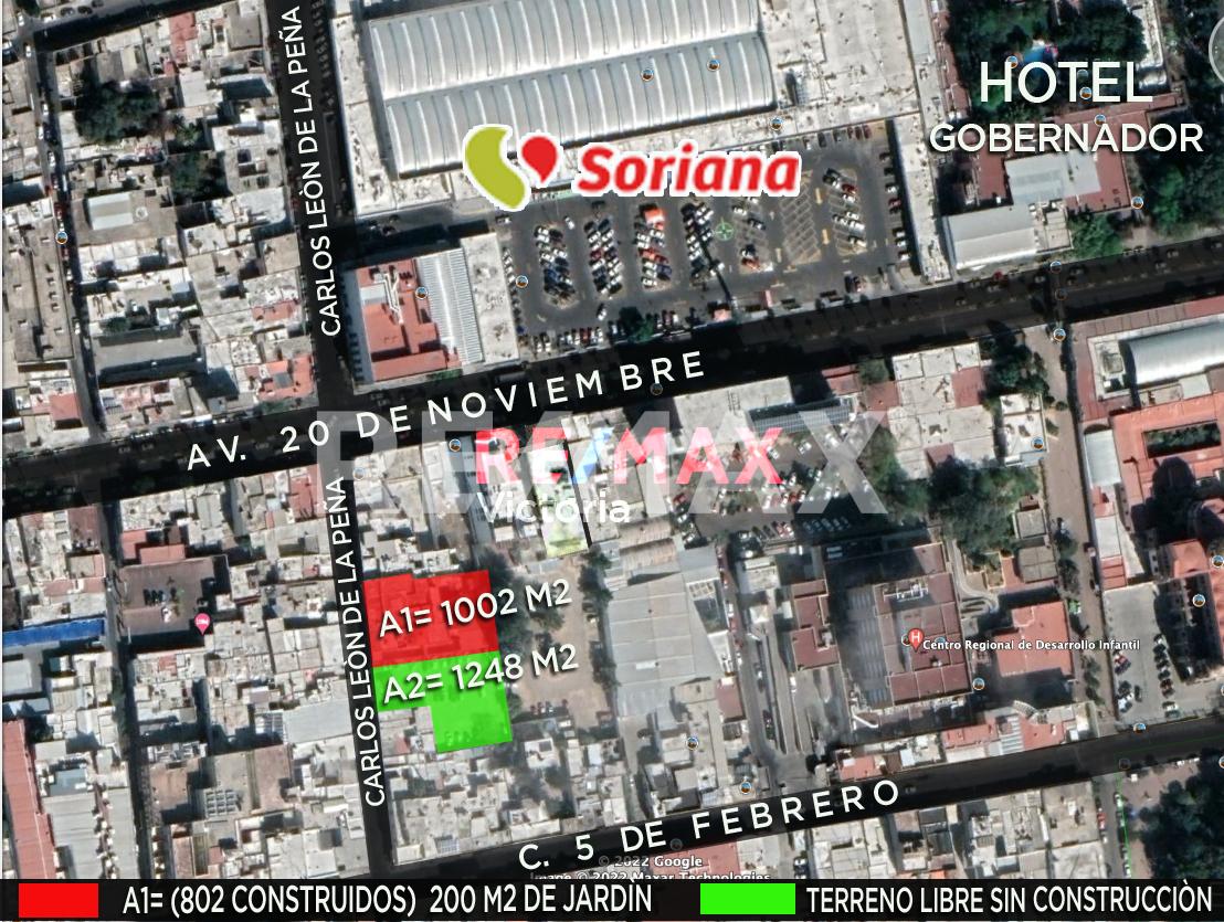 Casa Habitación con Terreno en Zona Centro RE/MAX VICTORIA